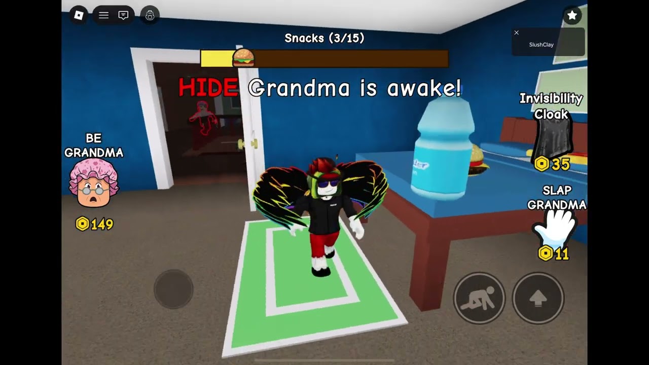 Playing Don’t wake up, granny.