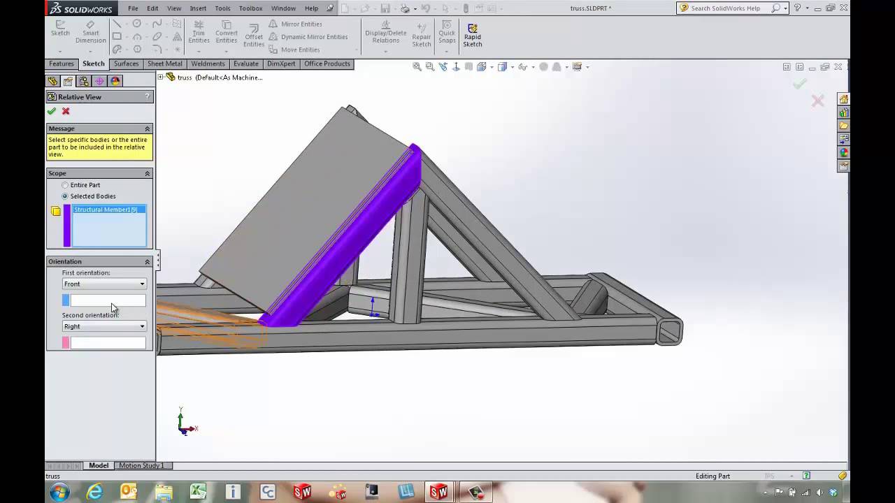 SOLIDWORKS – Пояснение к списку вырезов сварных деталей