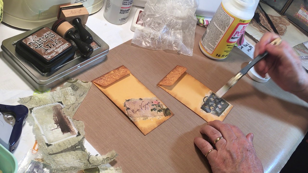 Craft with Me - TN Decorating Pages, Coin Envelopes