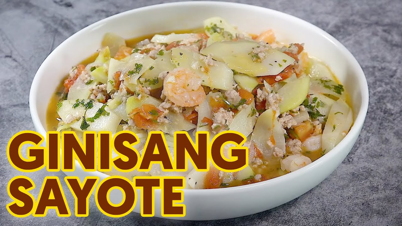 Ginisang Sayote with Giniling | Easy Recipe