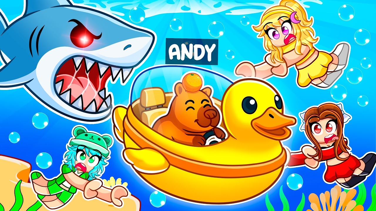 I Became A CAPYBARA In SHARKBITE! (Roblox)