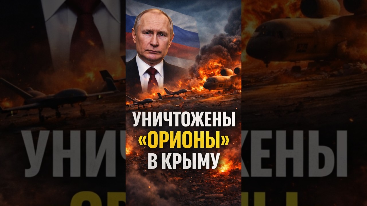 Strike on Crimean airfield: Orion drones reported destroyed