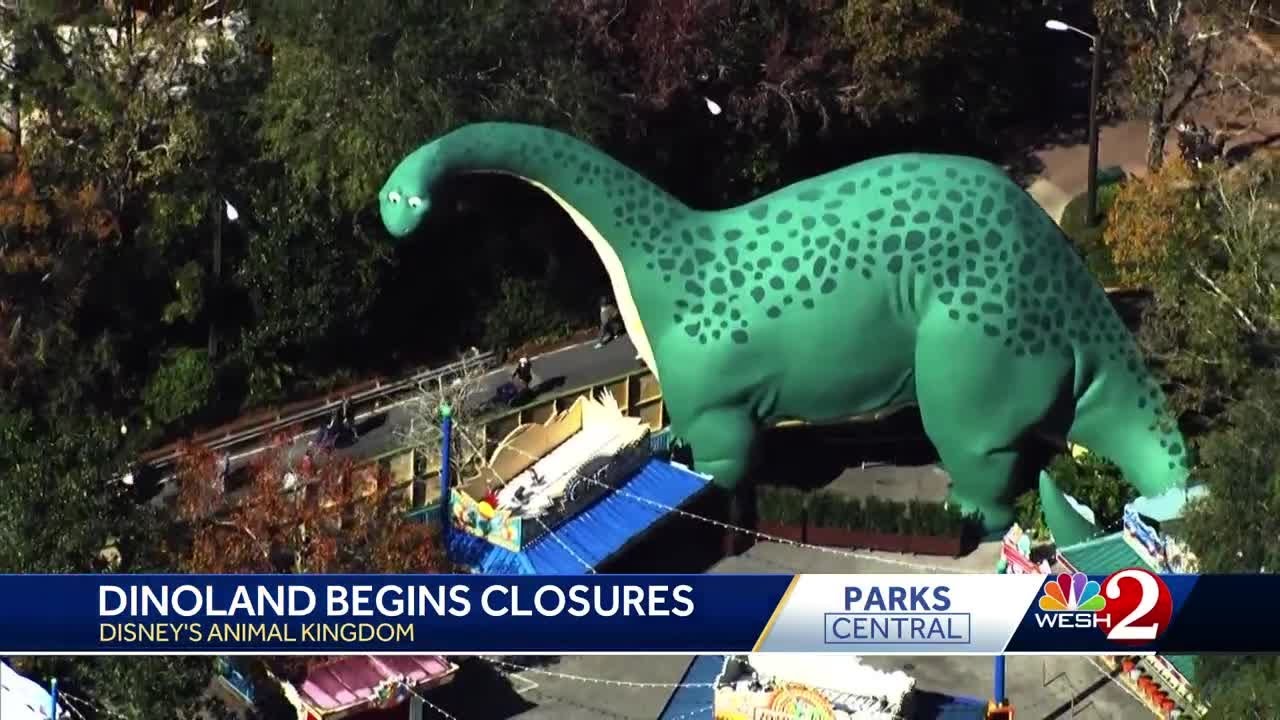 Disney closes part of DinoLand U.S.A. at Animal Kingdom to make way for new ride