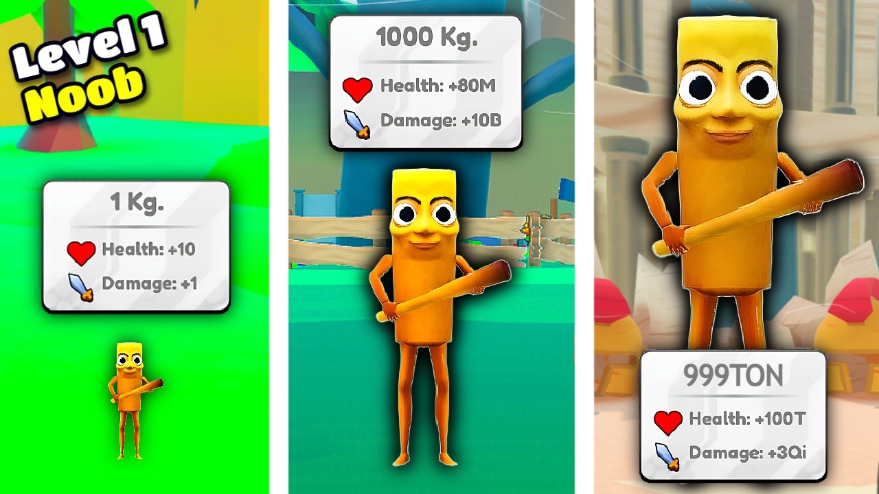 От крошечного до гигантского Сахура (987 697 954 кг) в Brainrot Evolution (Roblox)