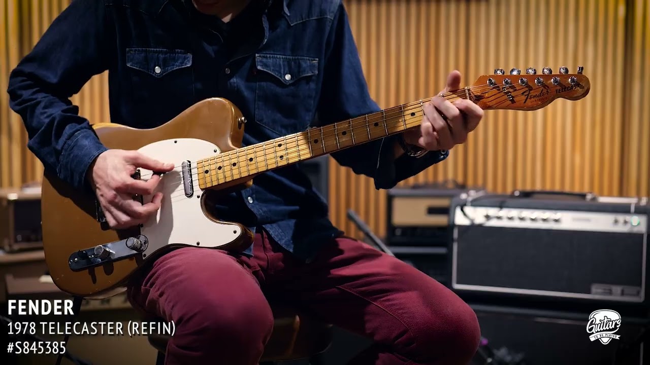 1978 Fender Telecaster [Guitar Sound Demo] | Mocha (Refin) | S845385