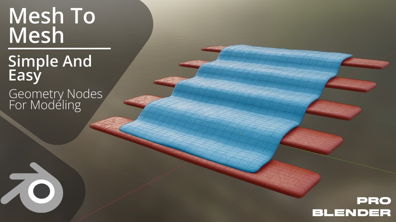 Mesh To Mesh | Geometry Nodes | Blender 3.3
