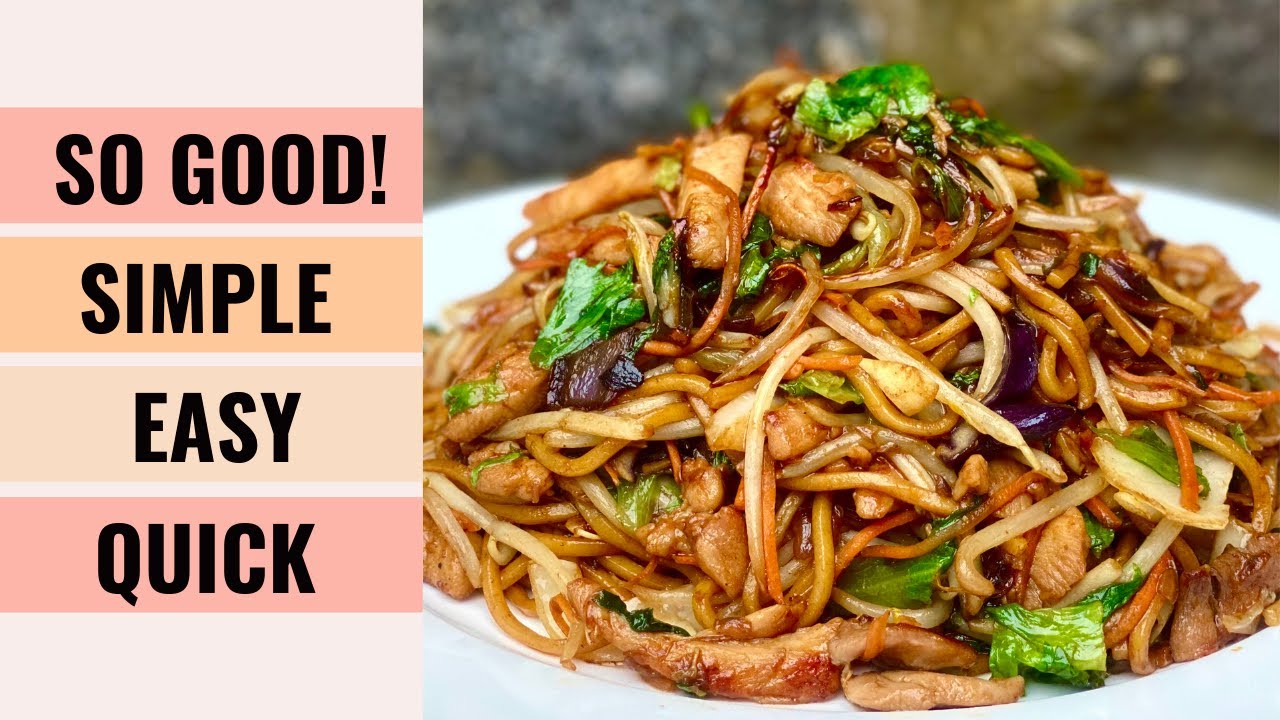 EASY & TASTY! Chicken Vegetable Chow Mein 💕 | Fried Noodles | Aunty Mary Cooks 🌷