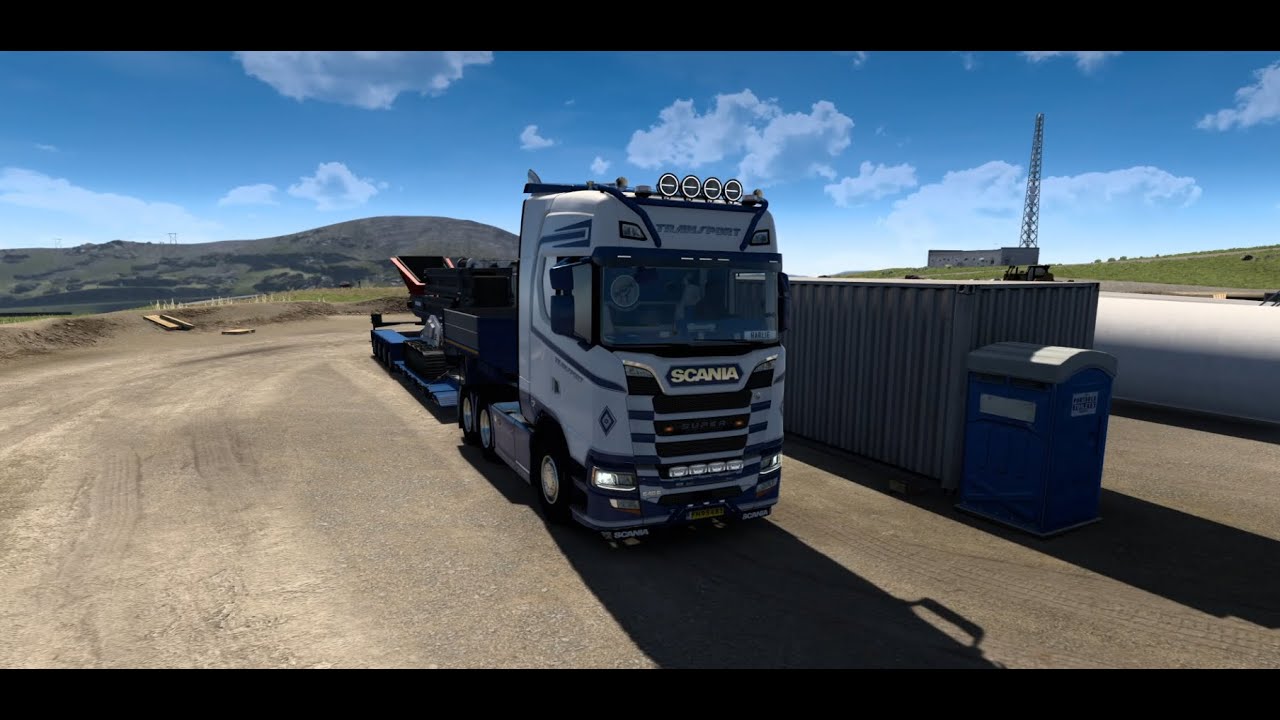 Nordic Horizons DLC Driving home for christmas, 2200km drive from North Cape to Copenhagen ETS2 1.57
