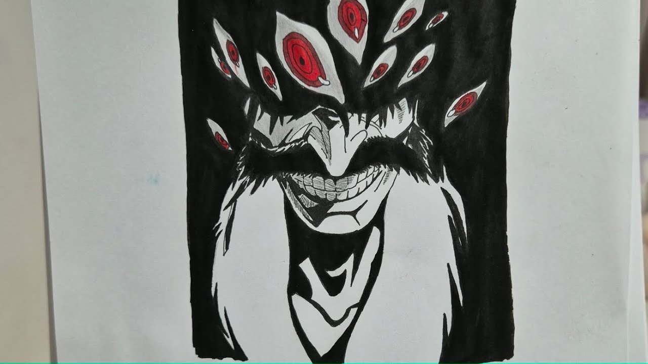 Como desenhar YHWACH de BLEACH - FÁCIL | Easy drawing | How to Draw - Step by Step Anime Drawing