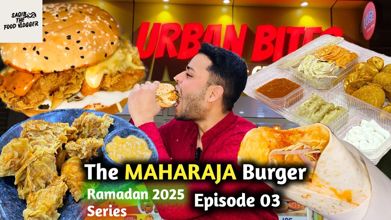 Urban Bites | The Maharaja Burger | The Famous Momos Platter | Maujpur Road | Ramadan Series Ep.03