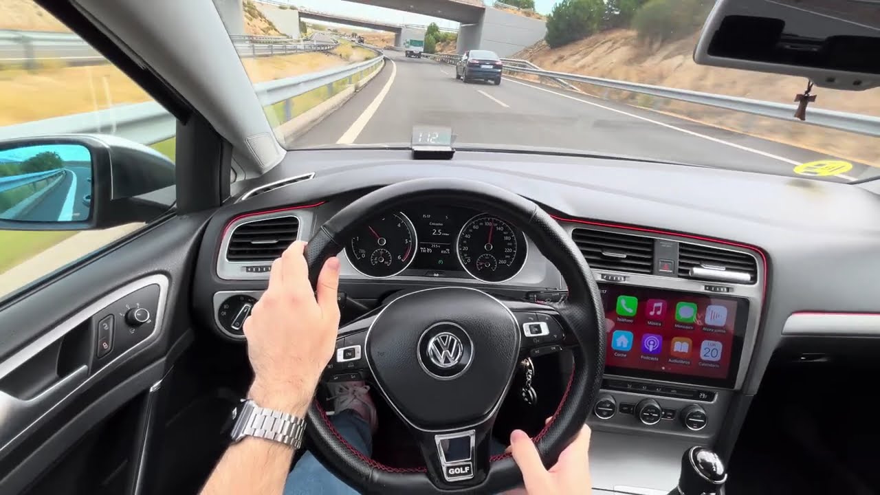 2.0 POV 4K Driving to UNIVERSITY with my 2014 Golf MK7 TDI | On My Way To College