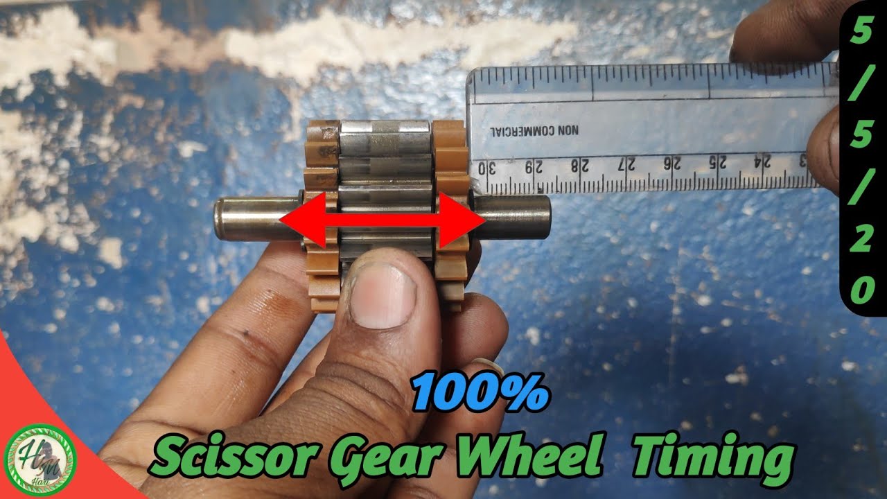 How To Set Scissor Gear Timing Full In Pulsar All Models