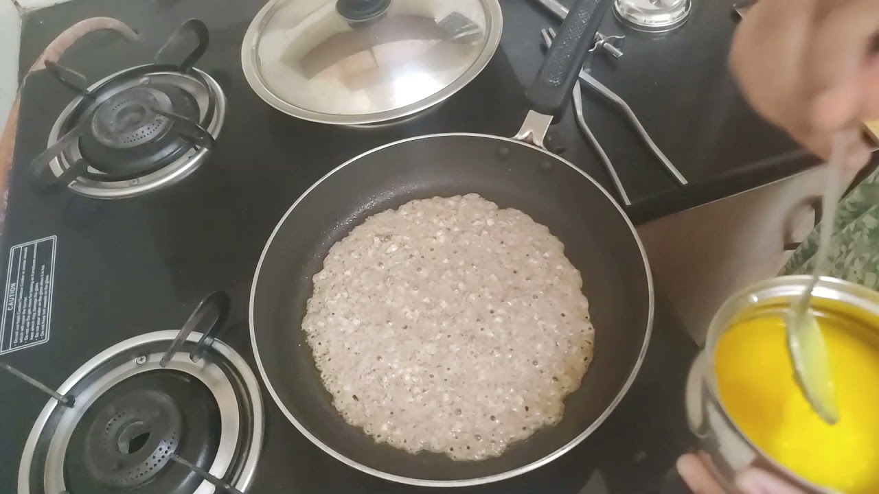 VRK Diet Recipe for quick weight loss- Dosa with cheese , Flax and sesame seeds