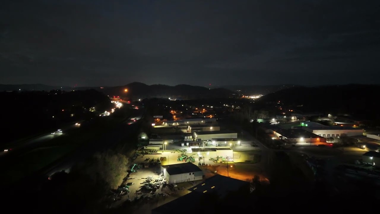 flying around just before the sunrise