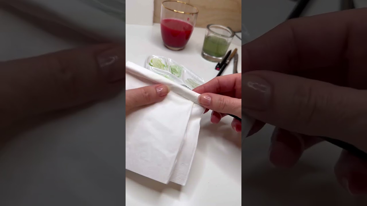 How to fix damaged brush #arttips #brush #watercolorart #arttutorial #artteacher #watercolorpainting