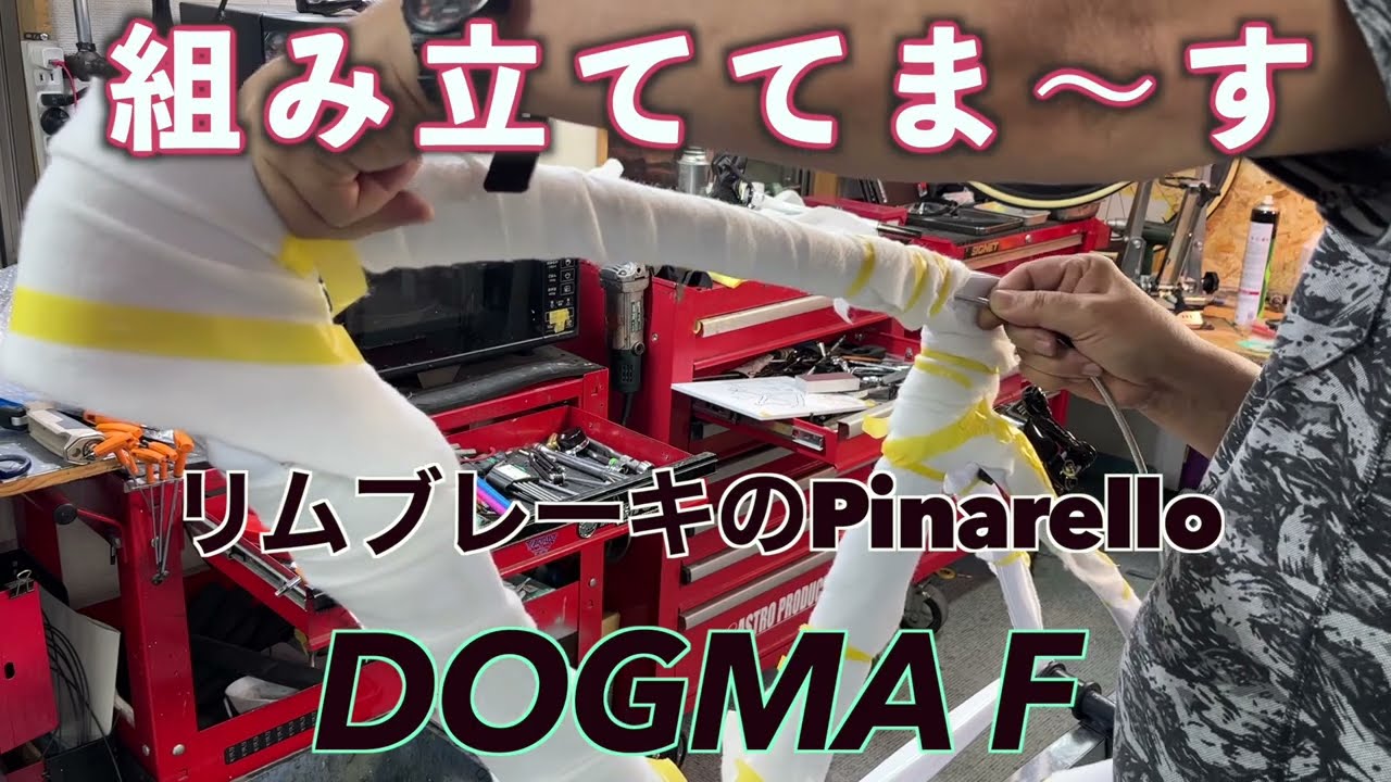 DOGMA F組み立てを呟く【ハンドル組み込み】