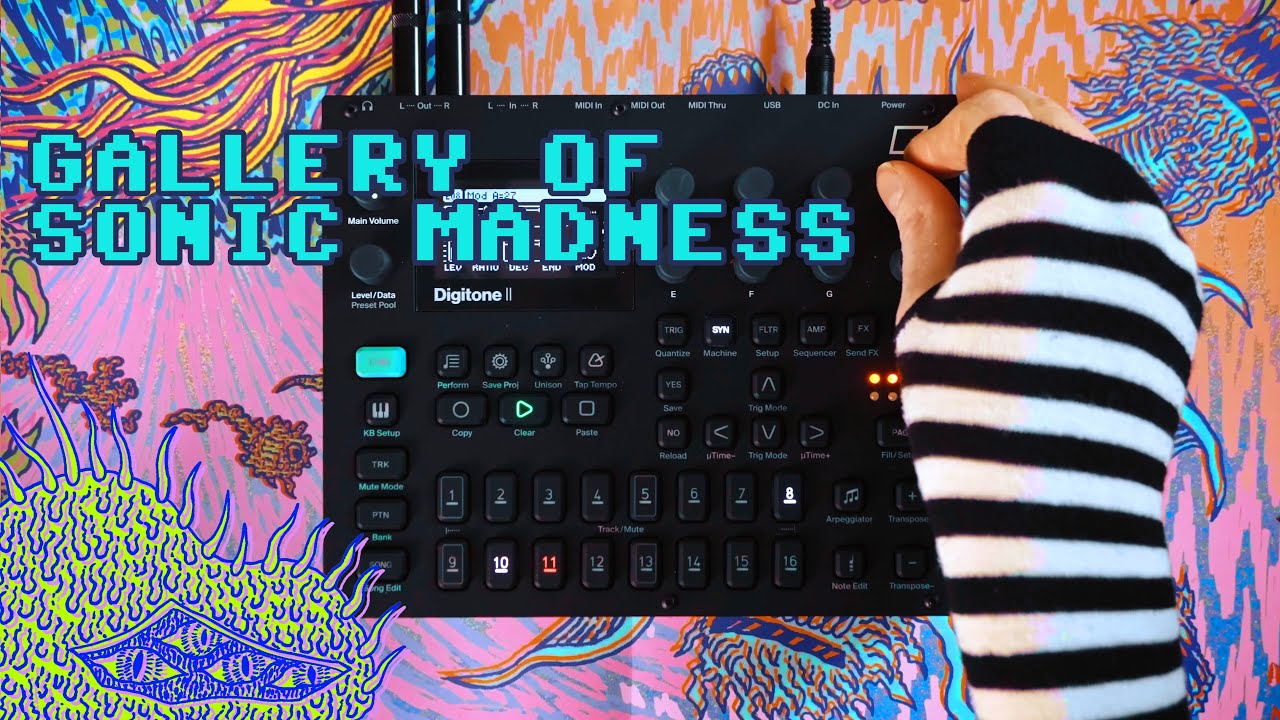 DIGITONE II - GALLERY OF SONIC MADNESS #elektron #digitoneii