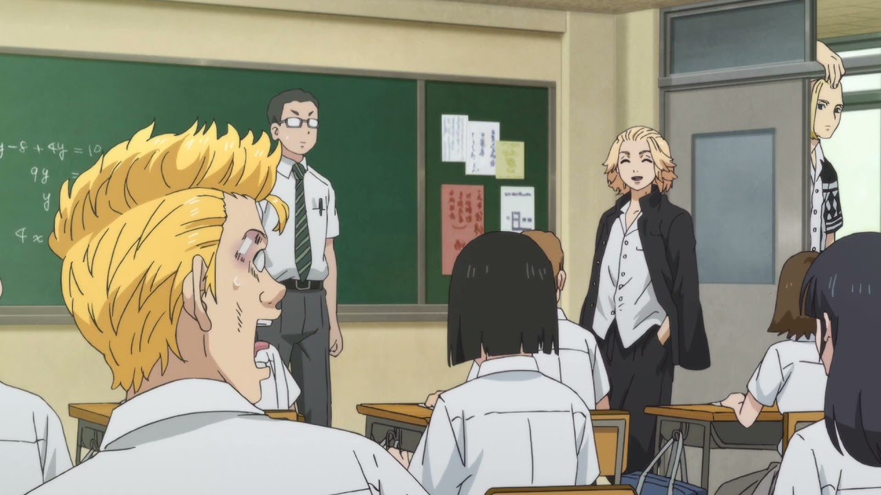 Mikey e Draken Invadem a Sala de Aula  de Takemichi DUBLADO PT-BR / Tokyo Revengers