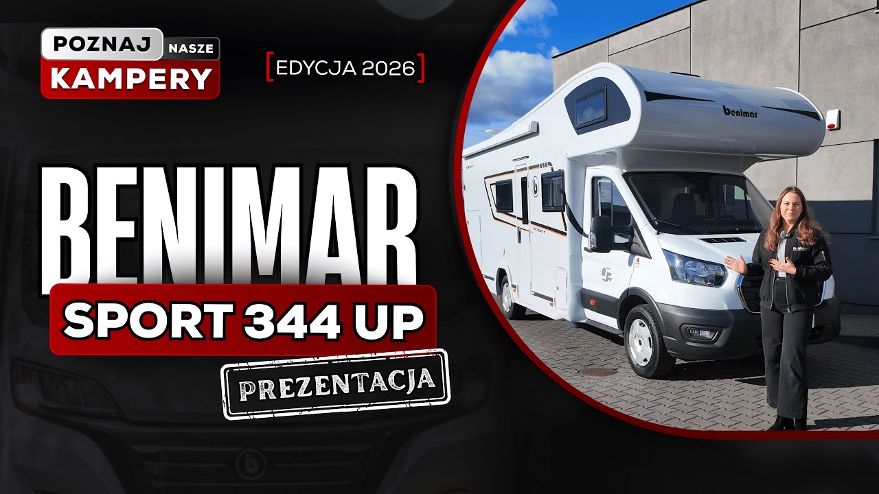 Benimar Sport 344 UP &ndash; nowość 2026 już w Mobitech Caravan Center!