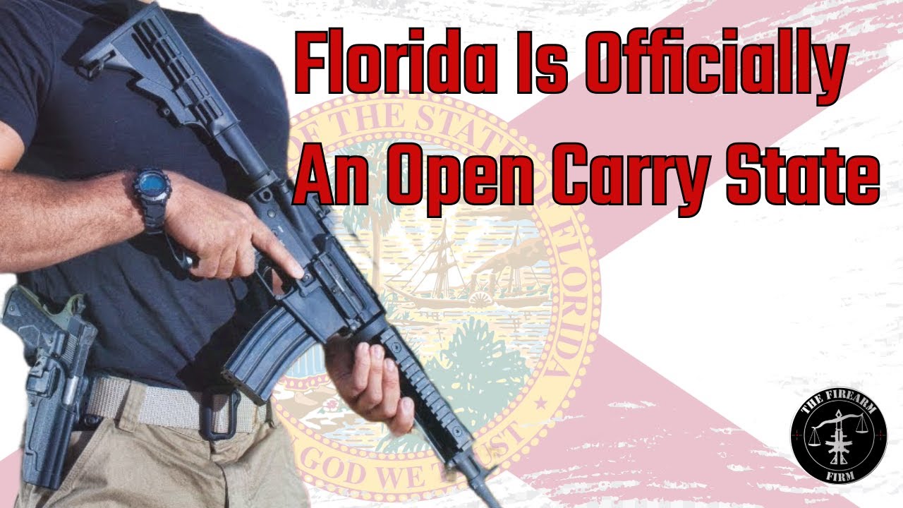 Open Carry Now Legal in Florida - Major Law Change