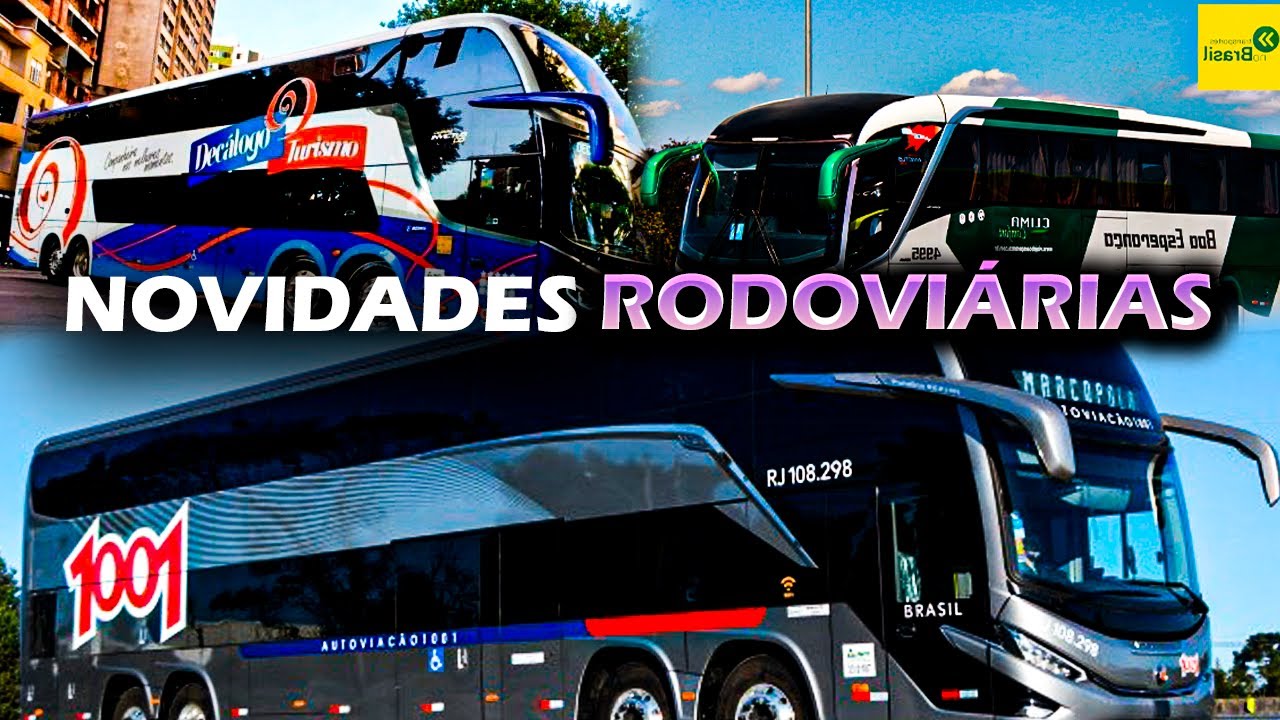 [RENOVAÇÃO DE FROTA] Autoviação 1001, Boa Esperança e Decálogo Turismo renovam sua frota