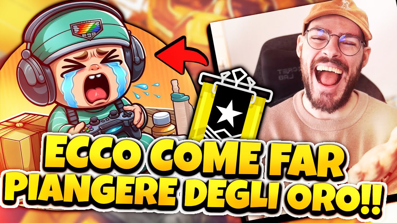 ECCO COME DEVASTARE DEGLI ORO!!! - Rainbow Six Siege ITA Gameplay Ranked PC