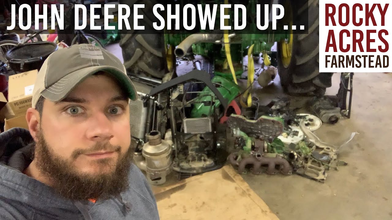 Компания John Deere приехала отремонтировать мой 5100e! Осень 2020 года!