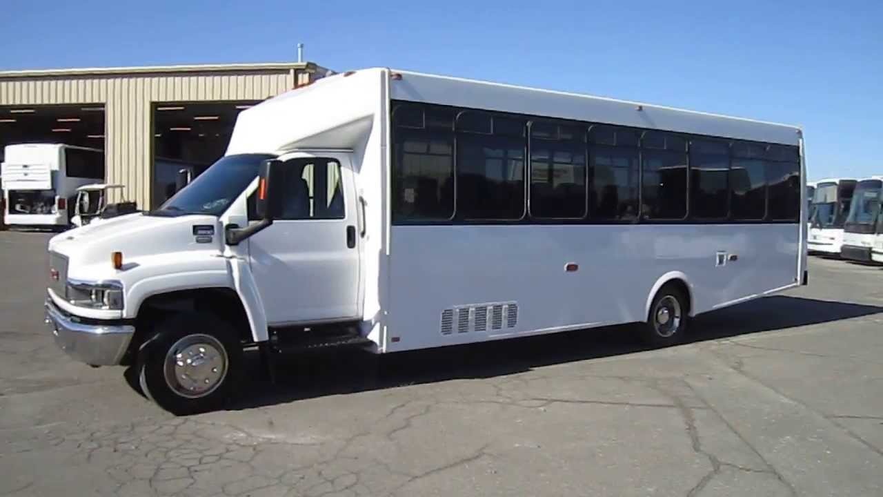 Used Large Shuttle Bus - 2007 GMC C5500 Federal For 35 Passengers Plus 1 Co-Pilot S05236