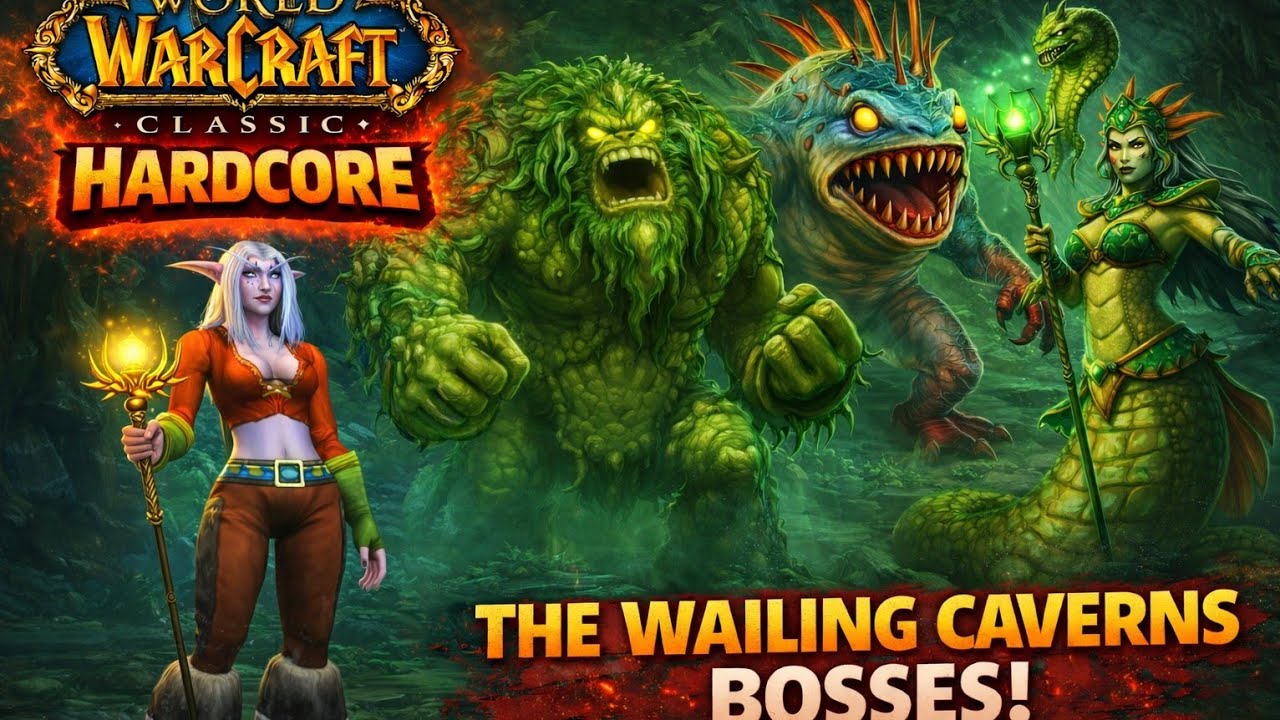 FIRST TIME HEALING WAILING CAVERNS | WORLD OF WARCRAFT HARDCORE