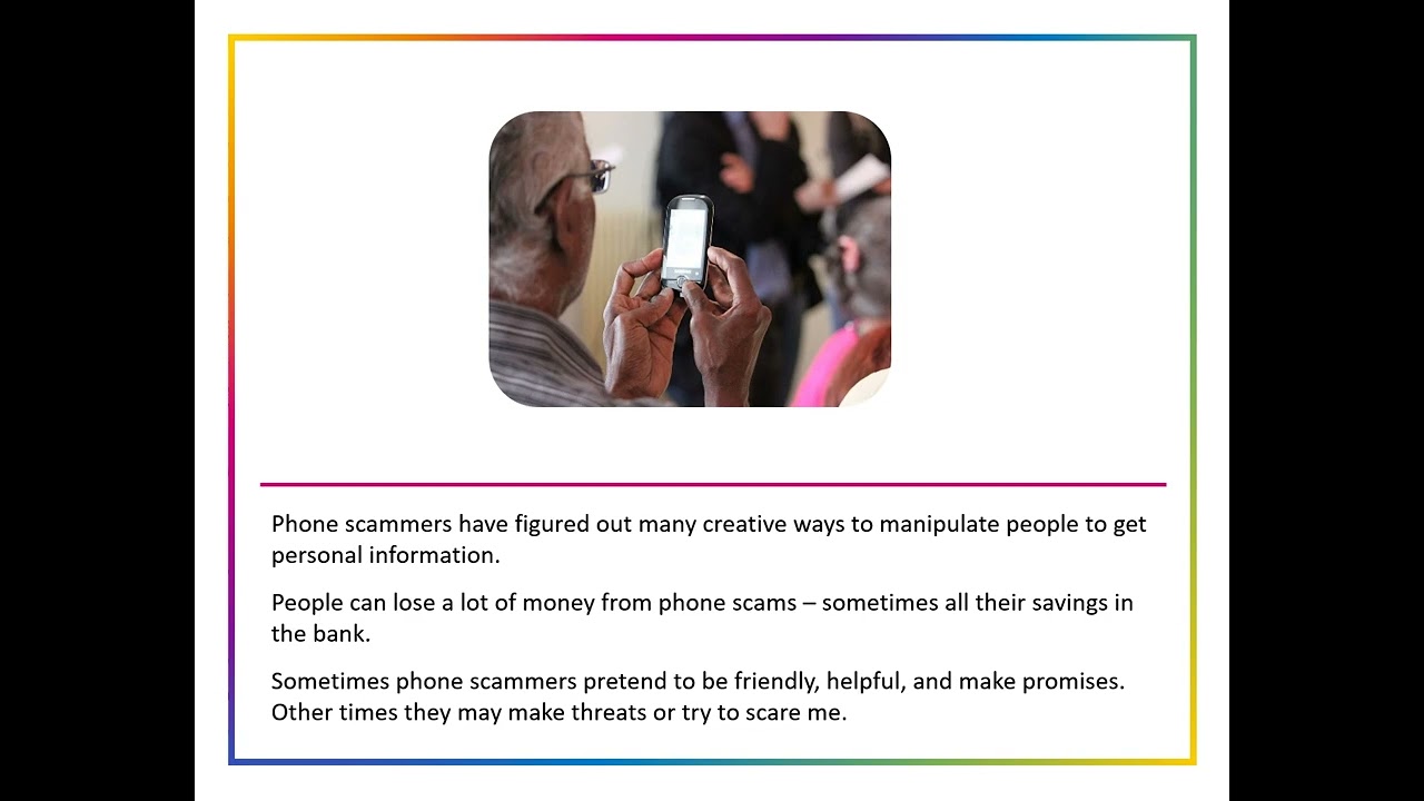 Internet & Technology Safety - Phone Scams and Identity Theft (ENG NPS)