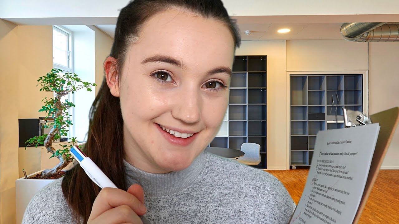 ASMR | Personal Assistant Interview Roleplay ~ Questionnaire (Soft Spoken)