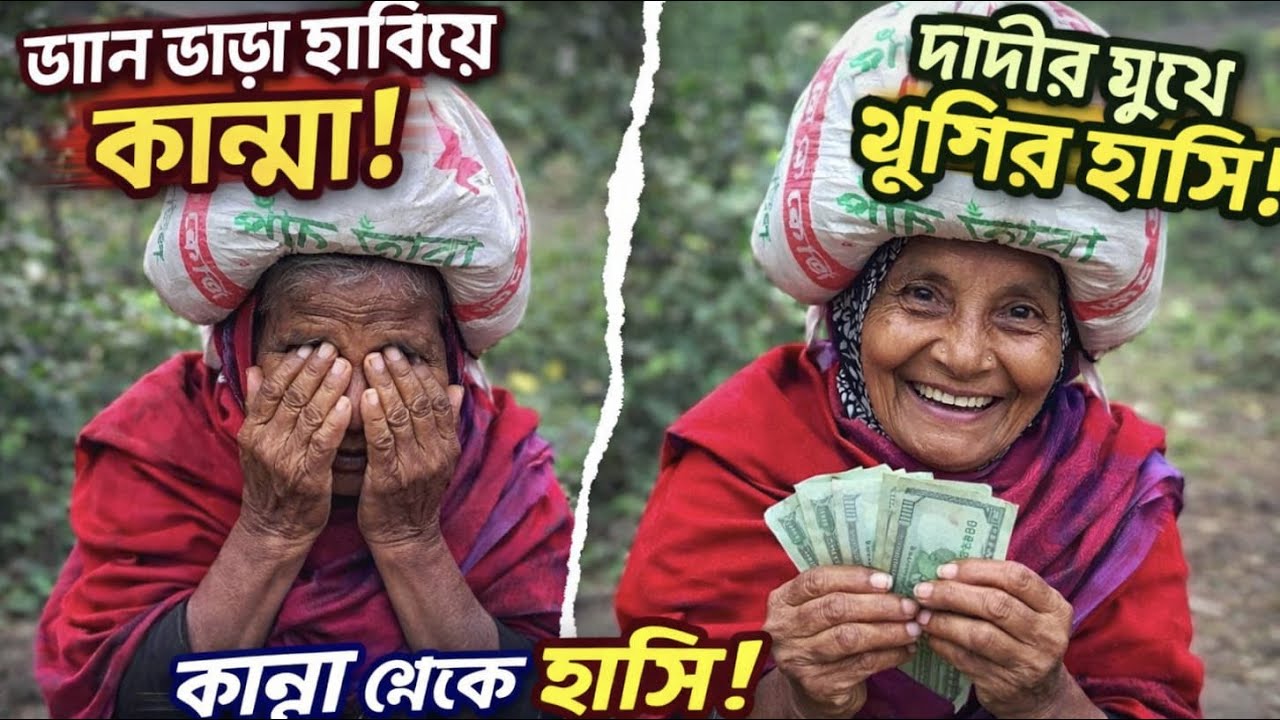 ভ্যান ভাড়া হারিয়ে কাঁদছিল দাদী, সাহায্যে ফিরলো হাসি | Humanity First | Emotional Moment.