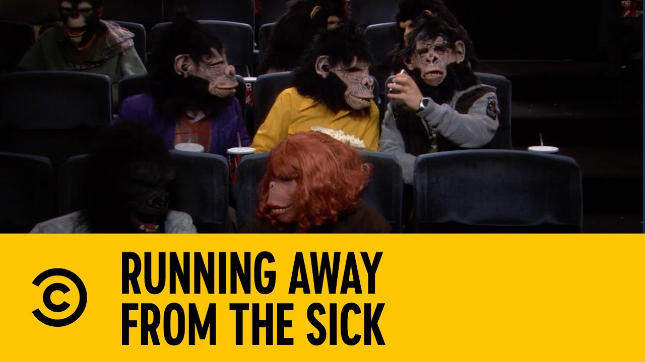 Running Away From The Sick | The Big Bang Theory | Comedy Central Africa