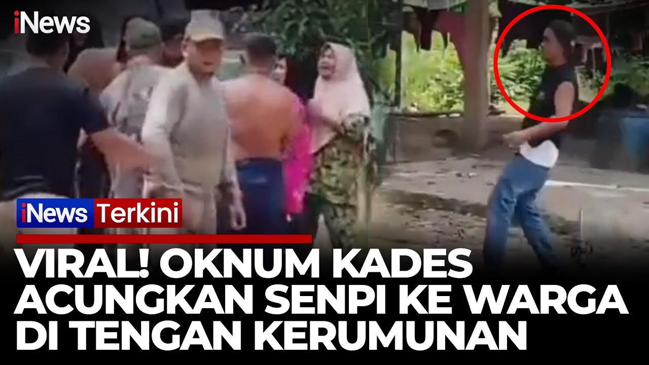 Viral! Aksi Koboi Oknum Kades di Sumut Acungkan Senpi di Kerumunan Warga | iNews Terkini