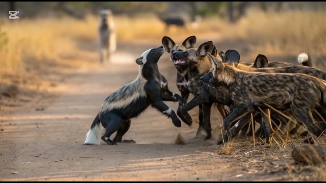 «Барьер из храбрости: как стадо газелей остановило медоеда#животные #animals #wildanimals 