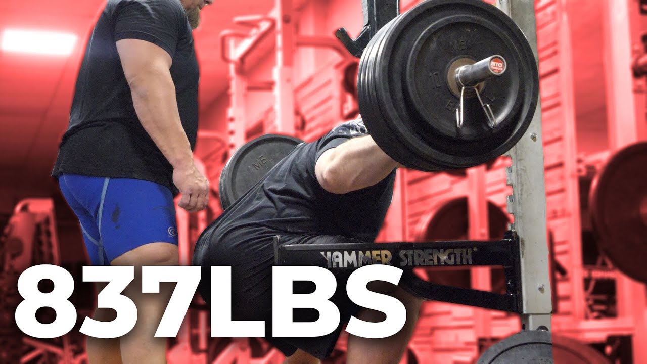 837LB STRONGMAN SQUAT SESSION WITH NICK BEST