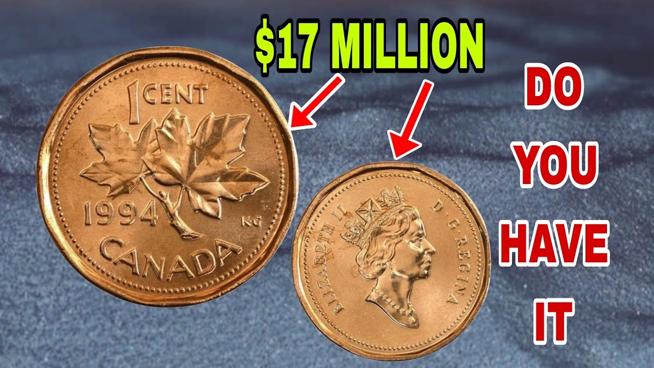TOP 10 EXTREMELY VALUABLE ONE CENT 1994 CANADIAN COINS WORTH MONEY RARE CANADIAN COINS TO LOOK FOR!