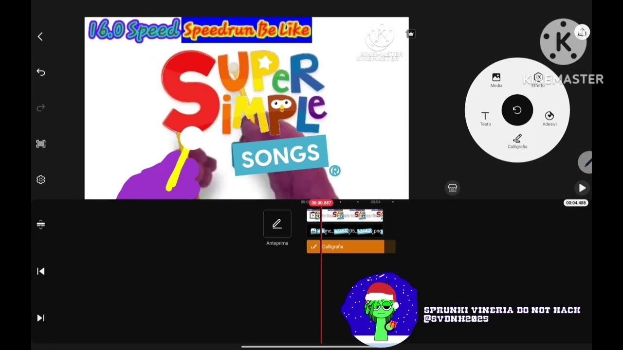 Super Simple Songs logo remake Kinemaster Speedrun be like x13 Speed 