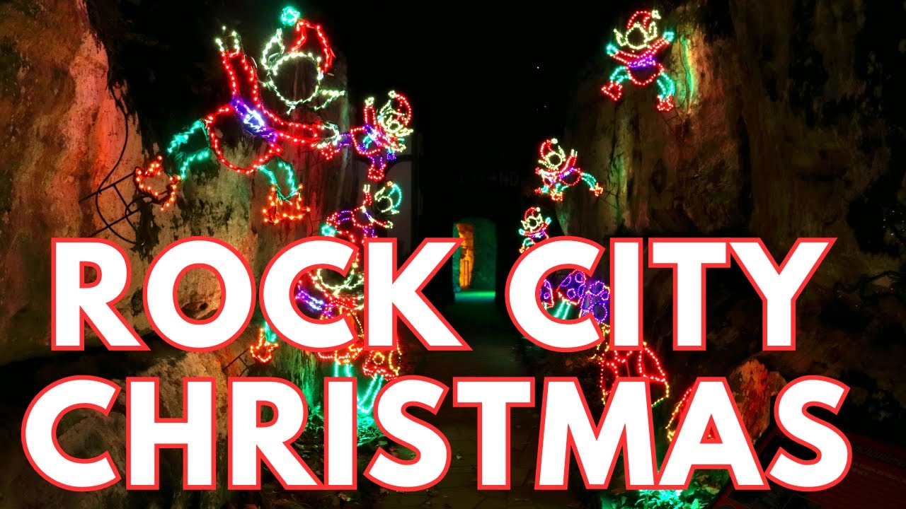 See Rock City Christmas! Enchanted Garden of Lights Full Walkthrough & Fairyland Caverns Decorations
