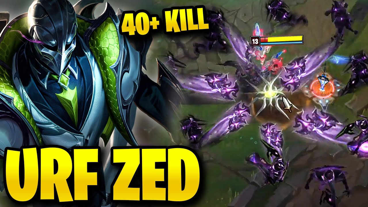 URF ZED EFSANEE!! | FULL CRİT VE FULL COOLDOWN ZED URF!! | KassadinsCreed