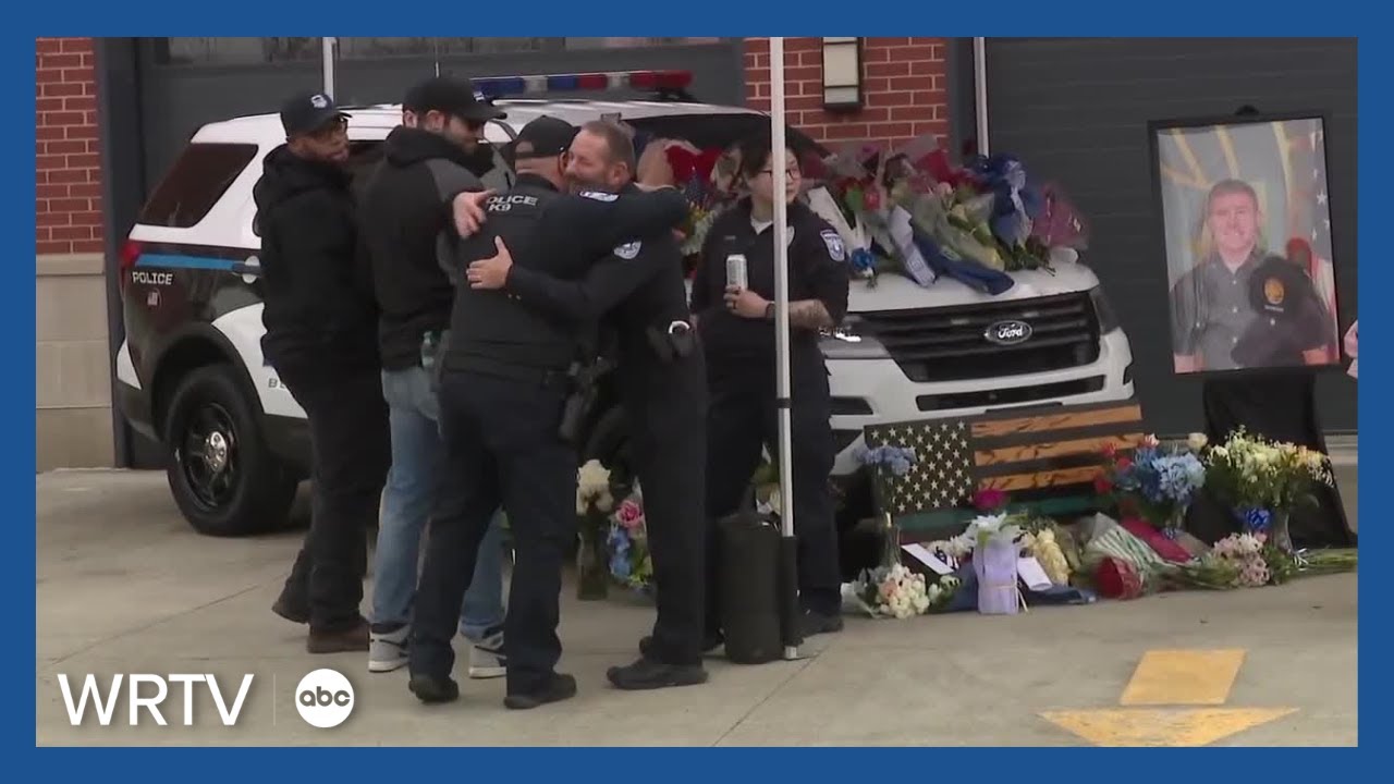 Indiana law enforcement share support following death of Beech Grove officer