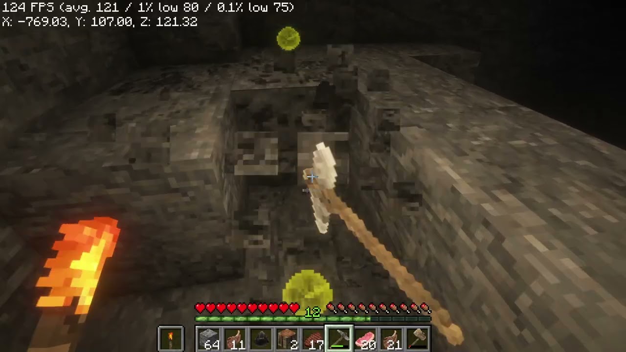 Take a walk in Minecraft with BSL shader & patrix 32x & voxy 64 chunks