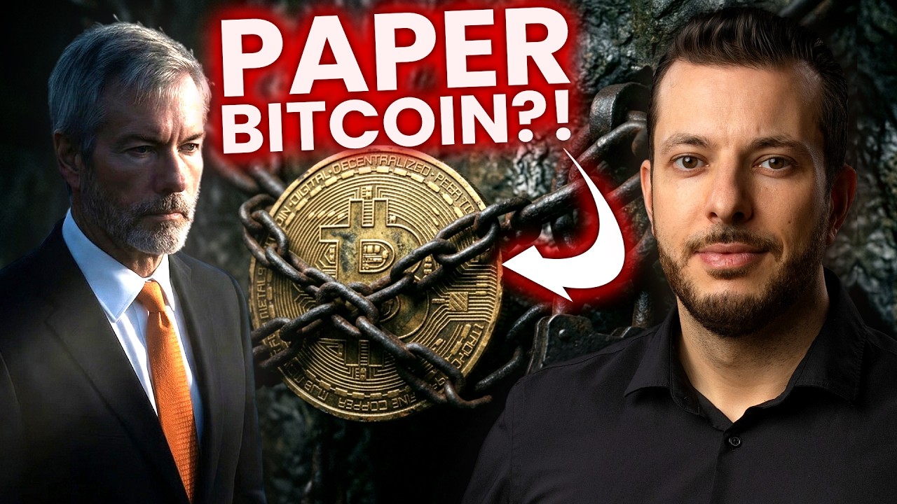 DAVON wird der BITCOIN-Kurs GEBREMST! 🤯 MICHAEL SAYLOR & das PROBLEM von PAPER-BITCOIN! 👀