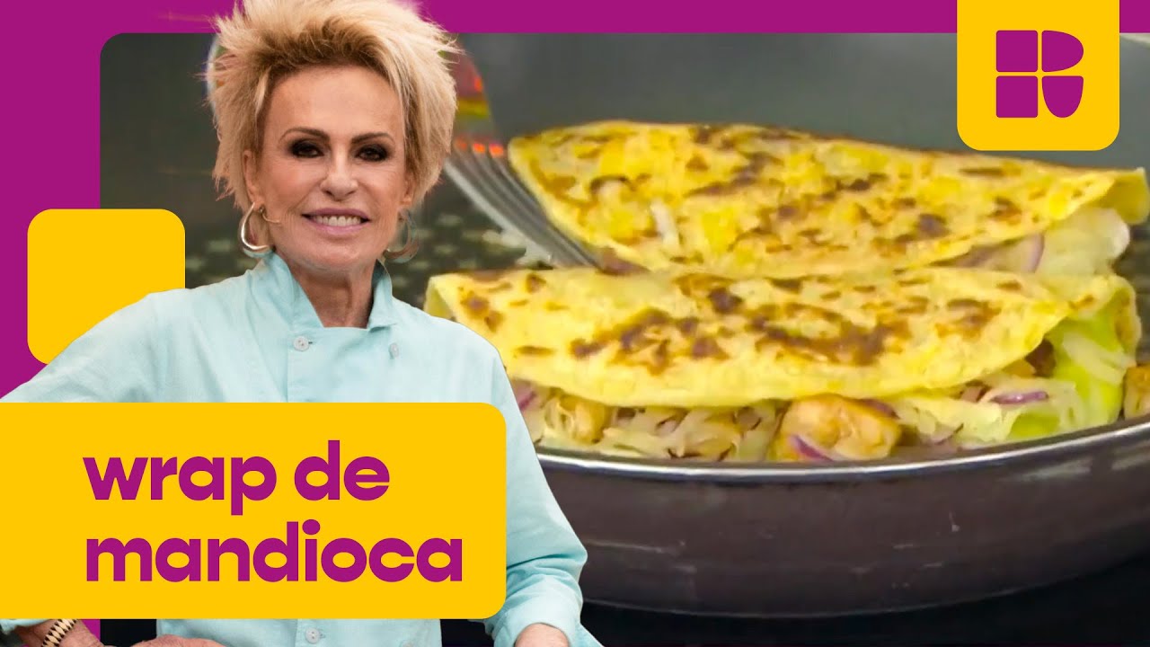 Wrap de mandioca com DOIS INGREDIENTES! | Ana Maria Braga | Mais Você