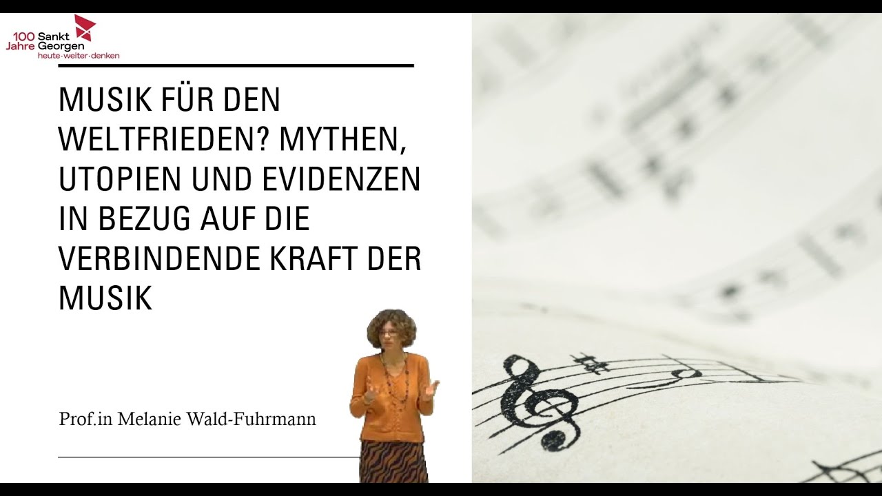 Ringvorlesung 2025/26: Musik für den Weltfrieden