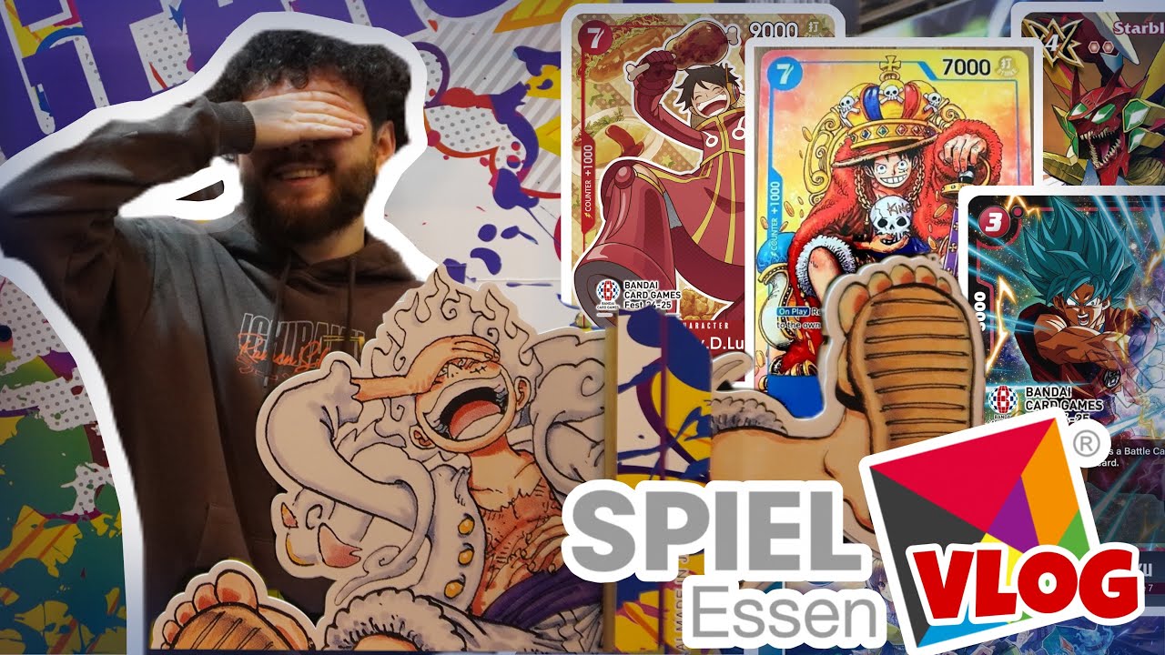 Ich LERNE das ERSTE mal bei der SPIELE ESSEN wie man TCG SPIELT! 🤩 MESSE 2024 VLOG 🔥