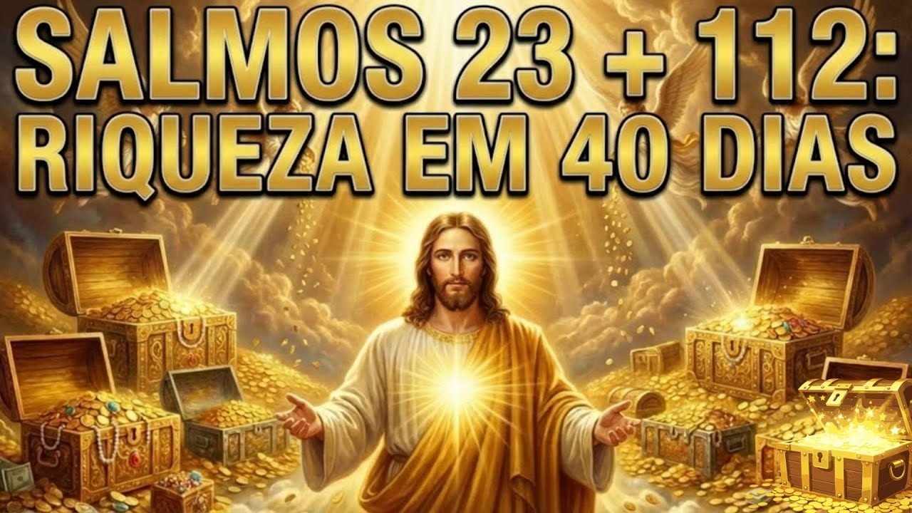 🔥💰 Se você NÃO tem NADA: SALMO 23+112 Muda TUDO em 40 Dias - PROCLAME HOJE
