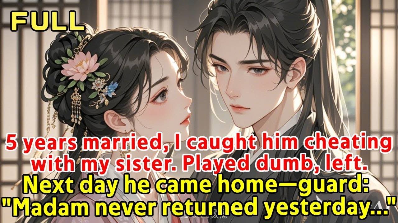 5 years married, I caught him cheating with my sister. Played dumb, left. Next day he came home