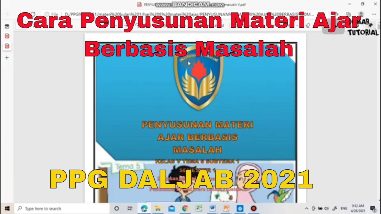 Cara Membuat Materi ajar Tugas PPG DALJAB 2021