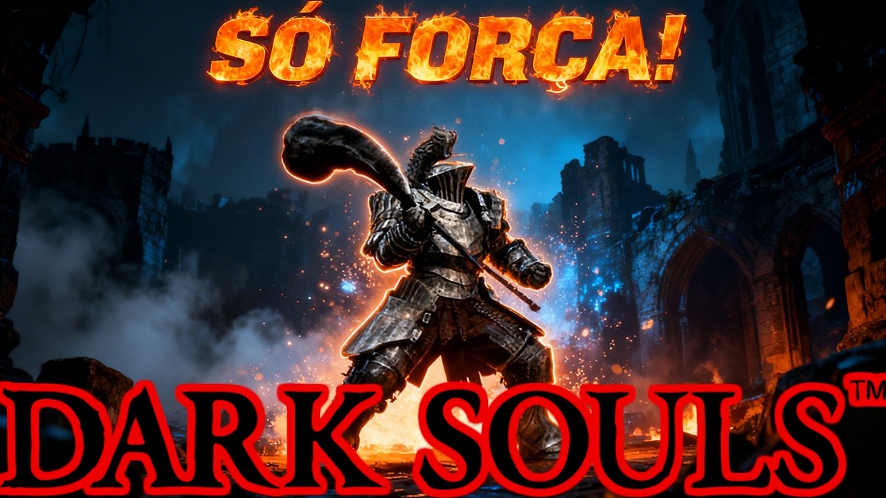 Dark Souls Remastered - ARMAS QUE SÓ ESCALAM COM FORÇA - #darksouls #soulslike #darksoulsremastered